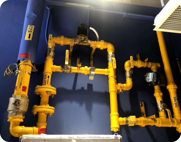 Portfolio image for Residential & Commercial Gas Pipe Installation
